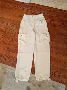 Aritzia light birch cargo pant size 0 has been worn